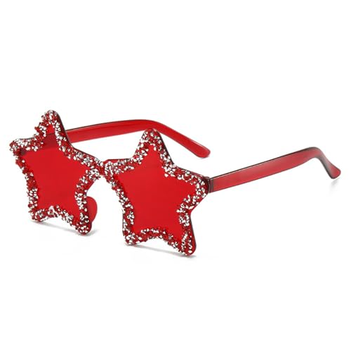 YPREWY Hip Hop glitzernde Schattierungen, stilvolle dekorative Augenbrille, Stern, Live-Show, Party, Foto-Requisiten YPREWY Hip Hop glitzernde Schattierungen, stilvolle dekorative Augenbrille, Stern, Live-Show, Party, Foto-Requisiten von YPREWY