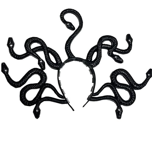 YPREWY Medusas Schlange Kostüm Stirnband Medusas Kopfschmuck Halloween Cosplay Party Supplies Haarband Kostüm Requisiten YPREWY Medusas Schlange Kostüm Stirnband Medusas Kopfschmuck Halloween Cosplay Party Supplies Haarband Kostüm Requisiten von YPREWY