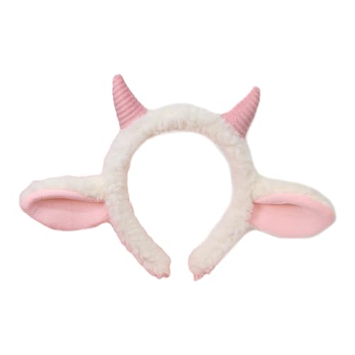 YPREWY Plüsch-Schaf-Ohren-Haarreif, pelziges Ohren-Haarband, Cosplay-Kostüm, Weihnachtsfeier, schöner Kopfschmuck für Erwachsene und Kinder, lustige Kopfbedeckung YPREWY Plüsch-Schaf-Ohren-Haarreif, pelziges Ohren-Haarband, Cosplay-Kostüm, Weihnachtsfeier, schöner Kopfschmuck für Erwachsene und Kinder, lustige Kopfbedeckung von YPREWY