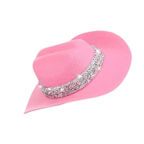 YPREWY Schimmerndes Miniatur-Hut-Set für Cosplay-Kostüme, Western-Cosplay, Cowgirl-Zubehör, Haarstyling YPREWY Schimmerndes Miniatur-Hut-Set für Cosplay-Kostüme, Western-Cosplay, Cowgirl-Zubehör, Haarstyling von YPREWY