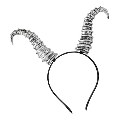 YPREWY Teufelshorn-Haarband, Kostüm, Haarteil für Cosplay, Event, Kinder und Erwachsene, wiederverwendbar, Festival-Accessoire, bequemer Teufelshorn-Kopfschmuck YPREWY Teufelshorn-Haarband, Kostüm, Haarteil für Cosplay, Event, Kinder und Erwachsene, wiederverwendbar, Festival-Accessoire, bequemer Teufelshorn-Kopfschmuck von YPREWY