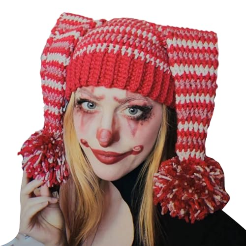 YPREWY Übergroßer Clownhut für Halloween, Neujahr, Winter, Party, Dekoration, festliche Bühnenshows, lange Ohren, Kopfschmuck von YPREWY