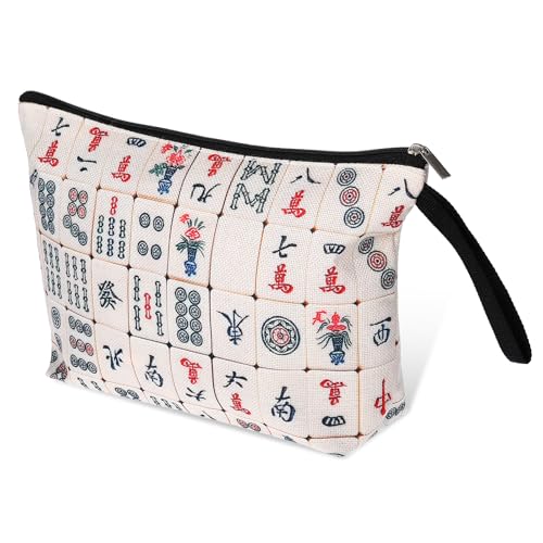 YQQYG Mahjong-Tasche, Mahjong-Geschenke für Frauen, Geschenke für Mahjong-Spieler, Mahjong-Zubehör, Mahjong-Geschenke für Mahjong-Liebhaber, Frauen, Mutter, Oma, Geburtstag, Reise, Weiss/opulenter YQQYG Mahjong-Tasche, Mahjong-Geschenke für Frauen, Geschenke für Mahjong-Spieler, Mahjong-Zubehör, Mahjong-Geschenke für Mahjong-Liebhaber, Frauen, Mutter, Oma, Geburtstag, Reise, Weiss/opulenter von YQQYG