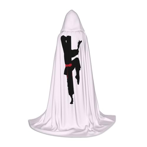YQTGBCED Kapuzenumhang mit Karate-Aufdruck für Halloween, Renaissance-Stil, perfekt für Rollenspiele und Partys YQTGBCED Kapuzenumhang mit Karate-Aufdruck für Halloween, Renaissance-Stil, perfekt für Rollenspiele und Partys von YQTGBCED