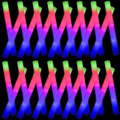 YQXTOOEL 192pcs LED Leuchtstäbe Schaumstoff,Leuchtstab LED, Knicklichter Party Set - Drei Farben und Drei Leuchtmodi - Sommer Party, Pool Party - Für Hochzeiten,Partys,Geburtstage,Feste YQXTOOEL 192pcs LED Leuchtstäbe Schaumstoff,Leuchtstab LED, Knicklichter Party Set - Drei Farben und Drei Leuchtmodi - Sommer Party, Pool Party - Für Hochzeiten,Partys,Geburtstage,Feste von YQXTOOEL