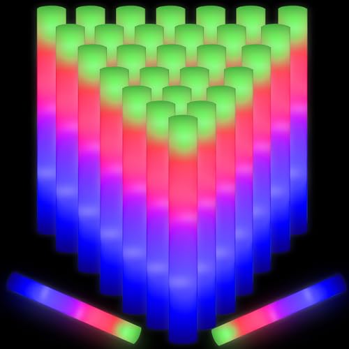 YQXTOOEL 24pcs LED Stab und Schaumstoff,Leuchtstäbe Party,Glow Sticks,knicklichter,Kindergeburtstag, Schulfeier - Für Hochzeiten,Partys,Geburtstage,Feste YQXTOOEL 24pcs LED Stab und Schaumstoff,Leuchtstäbe Party,Glow Sticks,knicklichter,Kindergeburtstag, Schulfeier - Für Hochzeiten,Partys,Geburtstage,Feste von YQXTOOEL