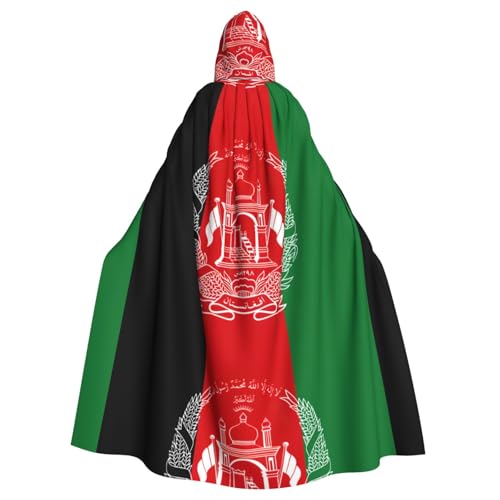 Uni Kapuzenmantel mit Afghanistan-Motiv, Hexen-Vampir-Zauberer-Robe für Halloween, Cosplay-Kostüme von YQxwJL
