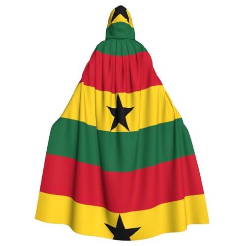 Uni Kapuzenmantel mit Flagge von Ghana, Hexe, Vampir, Zauberer, Robe für Halloween, Cosplay-Kostüme Uni Kapuzenmantel mit Flagge von Ghana, Hexe, Vampir, Zauberer, Robe für Halloween, Cosplay-Kostüme von YQxwJL