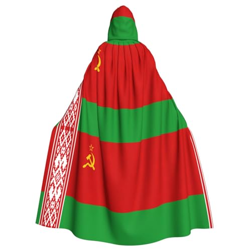 Weißrussland-Flaggen-Umhang, Hexe, Vampir, Zauberer, Halloween, Cosplay, Uni von YQxwJL