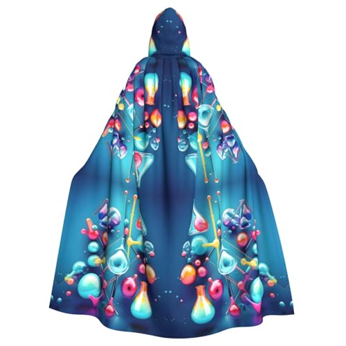 YQxwJL Abstrakter Wissenschaftsumhang mit Kapuze, 3D-Druck, Wikinger, mittelalterlicher schwarzer Umhang mit Kapuze, Halloween, Renaissance-Umhang YQxwJL Abstrakter Wissenschaftsumhang mit Kapuze, 3D-Druck, Wikinger, mittelalterlicher schwarzer Umhang mit Kapuze, Halloween, Renaissance-Umhang von YQxwJL