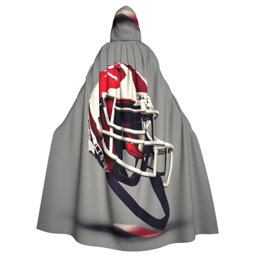YQxwJL American Football Print Karneval Umhang Robe Umhang Zauberer Kapuzenumhang für Erwachsene Halloween Cosplay Kostüme YQxwJL American Football Print Karneval Umhang Robe Umhang Zauberer Kapuzenumhang für Erwachsene Halloween Cosplay Kostüme von YQxwJL