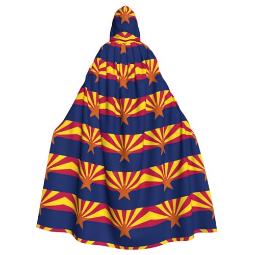 YQxwJL Arizona Uni Kapuzenumhang mit Kapuze, Hexen-Vampir-Zauberer-Robe für Halloween, Cosplay-Kostüme von YQxwJL
