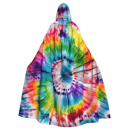 YQxwJL Batik-Hippie-Druck, Karneval, Umhang, Zauberer, Kapuzenumhang, für Erwachsene, Halloween, Cosplay-Kostüme YQxwJL Batik-Hippie-Druck, Karneval, Umhang, Zauberer, Kapuzenumhang, für Erwachsene, Halloween, Cosplay-Kostüme von YQxwJL