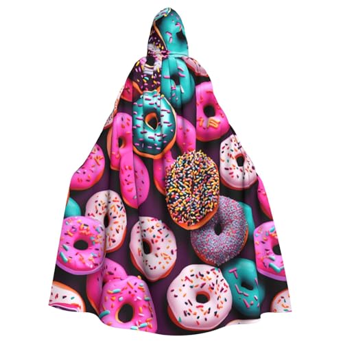 YQxwJL Donut-Druck, Karneval, Umhang, Zauberer, Kapuzenumhang, für Erwachsene, Halloween, Cosplay-Kostüme YQxwJL Donut-Druck, Karneval, Umhang, Zauberer, Kapuzenumhang, für Erwachsene, Halloween, Cosplay-Kostüme von YQxwJL