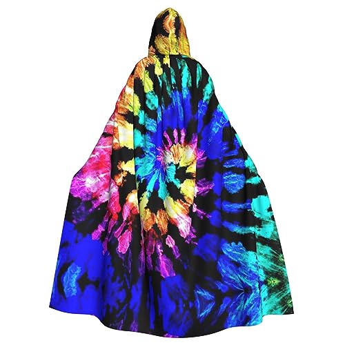 YQxwJL Exotischer Tribe, Batik-Stil, langer Umhang für Männer und Frauen, Umhang mit Kapuze für Halloween, Mittelalter, Renaissance, Hexenkostüm YQxwJL Exotischer Tribe, Batik-Stil, langer Umhang für Männer und Frauen, Umhang mit Kapuze für Halloween, Mittelalter, Renaissance, Hexenkostüm von YQxwJL