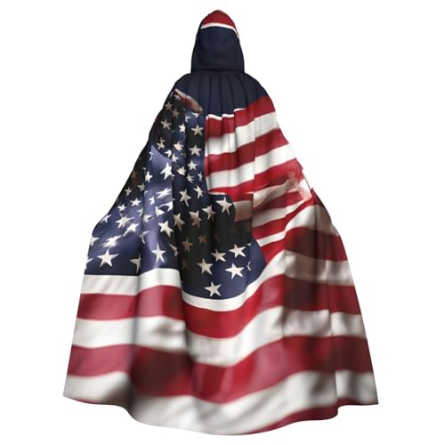 YQxwJL Feuerwehrmann Amerikanische Flagge Druck Karneval Umhang Robe Umhang Zauberer Kapuzenumhang für Erwachsene Halloween Cosplay Kostüme YQxwJL Feuerwehrmann Amerikanische Flagge Druck Karneval Umhang Robe Umhang Zauberer Kapuzenumhang für Erwachsene Halloween Cosplay Kostüme von YQxwJL