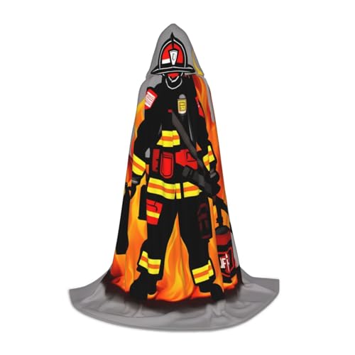 YQxwJL Feuerwehrmann-Aufdruck, Kapuzenumhang, lang, Halloween-Umhang, Kostüme, Kapuzenumhang, Maskerade YQxwJL Feuerwehrmann-Aufdruck, Kapuzenumhang, lang, Halloween-Umhang, Kostüme, Kapuzenumhang, Maskerade von YQxwJL