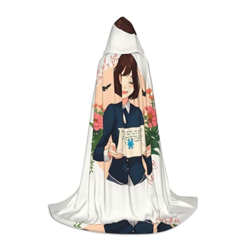 YQxwJL Happy Mother Day Bedruckter Kapuzenumhang, Uni, Hexenumhang, Vampir Umhang für Halloween, Cosplay von YQxwJL