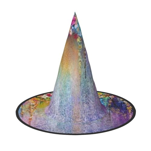 YQxwJL Hexenhut mit Blumensträuchern, zum Aufhängen, schwimmende Hexenhüte, für Halloween, Weihnachten, Party-Dekoration YQxwJL Hexenhut mit Blumensträuchern, zum Aufhängen, schwimmende Hexenhüte, für Halloween, Weihnachten, Party-Dekoration von YQxwJL