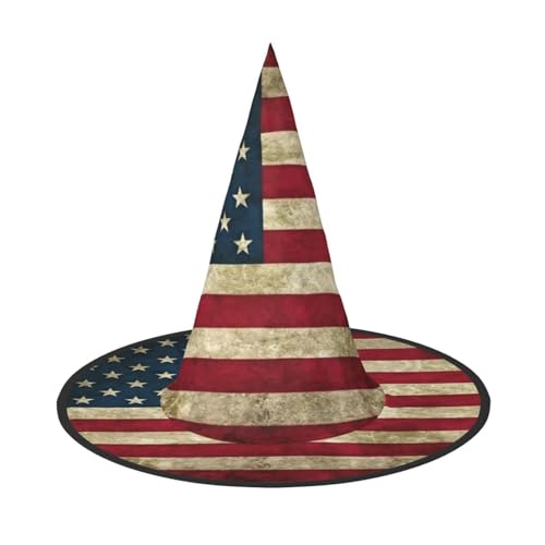 YQxwJL Hexenhut mit amerikanischer Flagge, zum Aufhängen, schwimmende Hexenhüte, für Halloween, Weihnachten, Party-Dekoration YQxwJL Hexenhut mit amerikanischer Flagge, zum Aufhängen, schwimmende Hexenhüte, für Halloween, Weihnachten, Party-Dekoration von YQxwJL