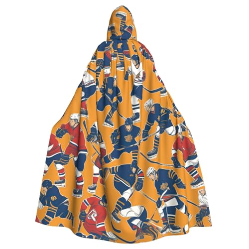 YQxwJL Hockey-Druck, Karneval, Umhang, Zauberer, Kapuzenumhang, für Erwachsene, Halloween, Cosplay-Kostüme YQxwJL Hockey-Druck, Karneval, Umhang, Zauberer, Kapuzenumhang, für Erwachsene, Halloween, Cosplay-Kostüme von YQxwJL