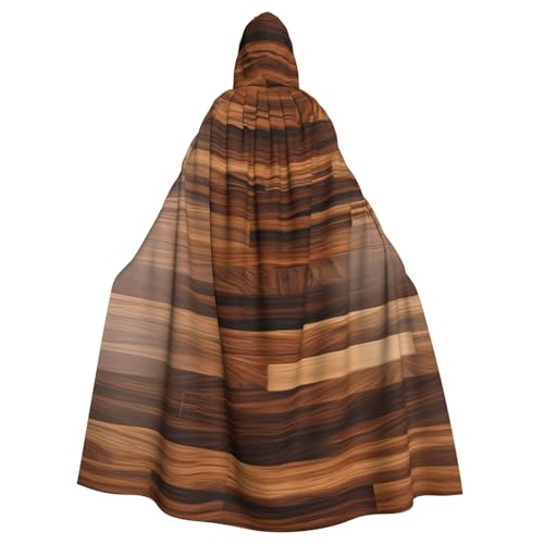 YQxwJL Holzmaserung Druck Karneval Umhang Robe Umhang Zauberer Kapuzenumhang für Erwachsene Halloween Cosplay Kostüme YQxwJL Holzmaserung Druck Karneval Umhang Robe Umhang Zauberer Kapuzenumhang für Erwachsene Halloween Cosplay Kostüme von YQxwJL