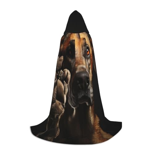 YQxwJL Hundeumhang mit Pfotenabdruck, langer Kapuzenumhang für Halloween, Kostüme, Kapuzenumhang, Maskerade YQxwJL Hundeumhang mit Pfotenabdruck, langer Kapuzenumhang für Halloween, Kostüme, Kapuzenumhang, Maskerade von YQxwJL