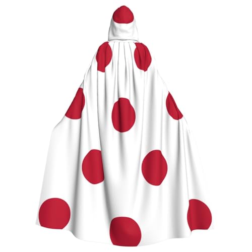 YQxwJL Japanischer Flaggen-Druck, Karneval, Umhang, Zauberer, Kapuzenumhang, für Erwachsene, Halloween, Cosplay-Kostüme YQxwJL Japanischer Flaggen-Druck, Karneval, Umhang, Zauberer, Kapuzenumhang, für Erwachsene, Halloween, Cosplay-Kostüme von YQxwJL