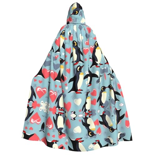YQxwJL Kapuzenumhang mit Aufschrift "I Love Penguins", Uni, für Erwachsene, Hexenumhang, Horror-Umhang, für Halloween, Cosplay-Kostüme YQxwJL Kapuzenumhang mit Aufschrift "I Love Penguins", Uni, für Erwachsene, Hexenumhang, Horror-Umhang, für Halloween, Cosplay-Kostüme von YQxwJL