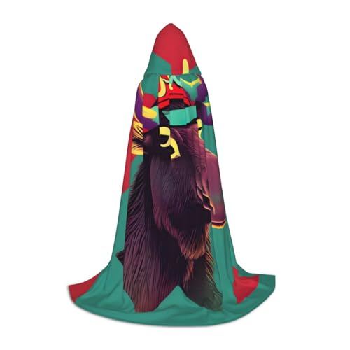 YQxwJL Kapuzenumhang mit Elchaufdruck, langer Kapuzenumhang, Halloween-Umhang, Kostüme, Kapuzenumhang, Maskerade YQxwJL Kapuzenumhang mit Elchaufdruck, langer Kapuzenumhang, Halloween-Umhang, Kostüme, Kapuzenumhang, Maskerade von YQxwJL
