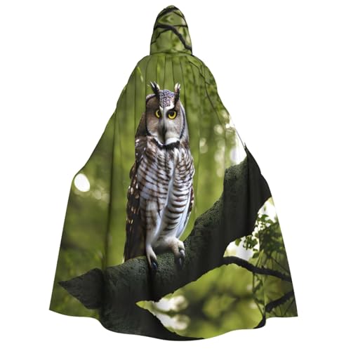 YQxwJL Kapuzenumhang mit Eulen-Motiv, Uni, Erwachsene, Hexenumhang, Horror-Umhang, für Halloween, Cosplay-Kostüme YQxwJL Kapuzenumhang mit Eulen-Motiv, Uni, Erwachsene, Hexenumhang, Horror-Umhang, für Halloween, Cosplay-Kostüme von YQxwJL
