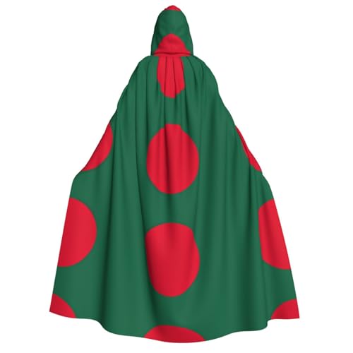 YQxwJL Kapuzenumhang mit Flagge von Bangladesch, Uni, Erwachsene, Hexenumhang, Horror-Umhang, für Halloween, Cosplay-Kostüme von YQxwJL