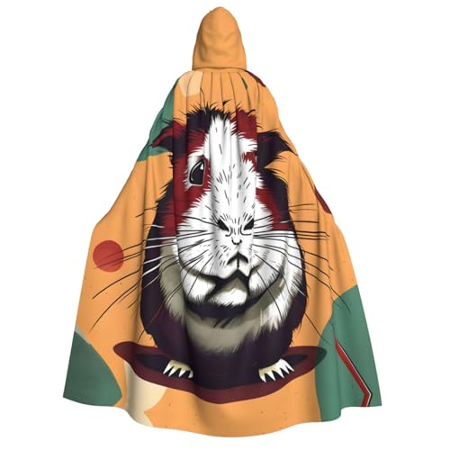 YQxwJL Kapuzenumhang mit Meerschweinchen-Muster, volle Länge, Halloween-Umhang, Party-Umhang, Cosplay, Party-Kostüme für Damen und Herren YQxwJL Kapuzenumhang mit Meerschweinchen-Muster, volle Länge, Halloween-Umhang, Party-Umhang, Cosplay, Party-Kostüme für Damen und Herren von YQxwJL