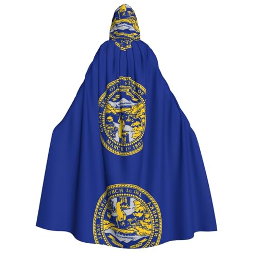 YQxwJL Kapuzenumhang mit Nebraska-Flagge, Uni, Hexenumhang, Horror-Umhang, für Halloween, Cosplay-Kostüme YQxwJL Kapuzenumhang mit Nebraska-Flagge, Uni, Hexenumhang, Horror-Umhang, für Halloween, Cosplay-Kostüme von YQxwJL