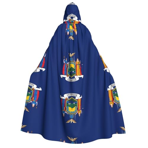 YQxwJL Kapuzenumhang mit New York-Flagge, Hexenumhang, Horror-Umhang, für Halloween, Cosplay-Kostüme YQxwJL Kapuzenumhang mit New York-Flagge, Hexenumhang, Horror-Umhang, für Halloween, Cosplay-Kostüme von YQxwJL