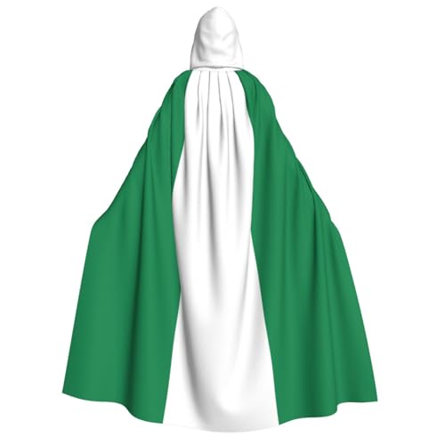 YQxwJL Kapuzenumhang mit Nigeria-Flagge, Uni, für Erwachsene, Hexenumhang, Horror-Umhang, für Halloween, Cosplay-Kostüme YQxwJL Kapuzenumhang mit Nigeria-Flagge, Uni, für Erwachsene, Hexenumhang, Horror-Umhang, für Halloween, Cosplay-Kostüme von YQxwJL