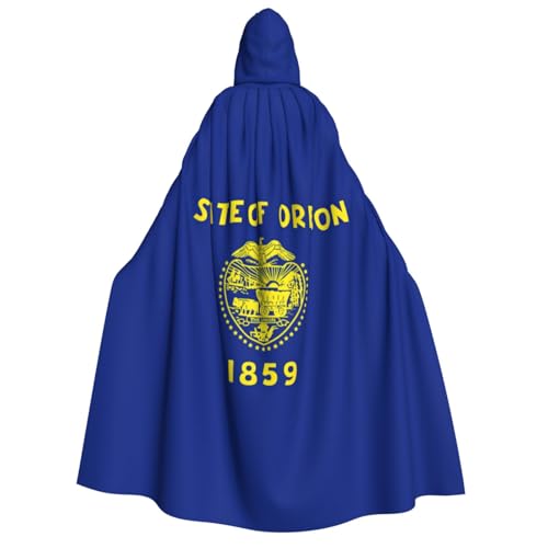YQxwJL Kapuzenumhang mit Oregon-Flagge, volle Länge, Halloween-Umhang, Party-Umhang, Cosplay, Party-Kostüme für Damen und Herren YQxwJL Kapuzenumhang mit Oregon-Flagge, volle Länge, Halloween-Umhang, Party-Umhang, Cosplay, Party-Kostüme für Damen und Herren von YQxwJL