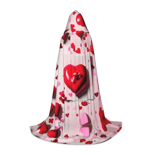 YQxwJL Kapuzenumhang mit Valentinstag, langer Kapuzenumhang, Halloween-Umhang, Kostüme, Kapuzenumhang, Maskerade YQxwJL Kapuzenumhang mit Valentinstag, langer Kapuzenumhang, Halloween-Umhang, Kostüme, Kapuzenumhang, Maskerade von YQxwJL