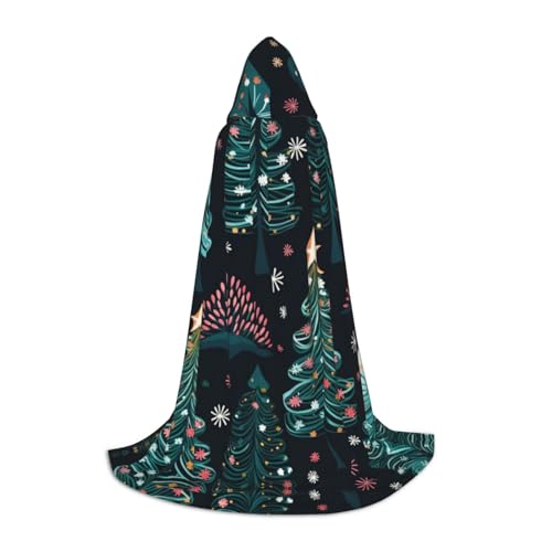 YQxwJL Kapuzenumhang mit Weihnachtsbaum-Druck, Uni-Umhang, Hexenzauberer-Umhang, Vampirumhang für Halloween-Cosplay-Kostüme YQxwJL Kapuzenumhang mit Weihnachtsbaum-Druck, Uni-Umhang, Hexenzauberer-Umhang, Vampirumhang für Halloween-Cosplay-Kostüme von YQxwJL