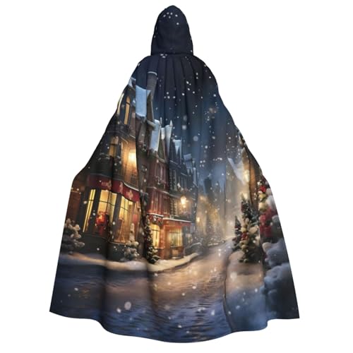 YQxwJL Kapuzenumhang mit Weihnachtsmotiv, volle Länge, Halloween-Umhang, Party-Umhang, Cosplay, Party-Kostüme für Damen und Herren YQxwJL Kapuzenumhang mit Weihnachtsmotiv, volle Länge, Halloween-Umhang, Party-Umhang, Cosplay, Party-Kostüme für Damen und Herren von YQxwJL