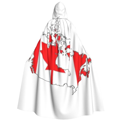 YQxwJL Kapuzenumhang mit kanadischer Flagge, volle Länge, Halloween-Umhang, Party-Umhang, Cosplay, Party-Kostüme für Damen und Herren YQxwJL Kapuzenumhang mit kanadischer Flagge, volle Länge, Halloween-Umhang, Party-Umhang, Cosplay, Party-Kostüme für Damen und Herren von YQxwJL