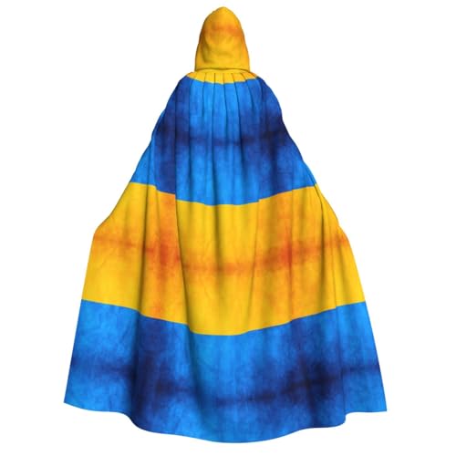 YQxwJL Kapuzenumhang mit ukrainischer Flagge, Uni, Hexenumhang, Horror-Umhang, für Halloween, Cosplay-Kostüme YQxwJL Kapuzenumhang mit ukrainischer Flagge, Uni, Hexenumhang, Horror-Umhang, für Halloween, Cosplay-Kostüme von YQxwJL