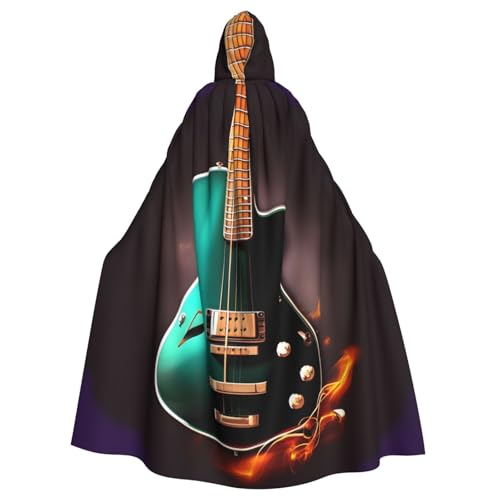 YQxwJL Karnevals-Umhang mit Musik, grüner Gitarre, Zauberer, Kapuzenumhang, für Erwachsene, Halloween, Cosplay-Kostüme YQxwJL Karnevals-Umhang mit Musik, grüner Gitarre, Zauberer, Kapuzenumhang, für Erwachsene, Halloween, Cosplay-Kostüme von YQxwJL
