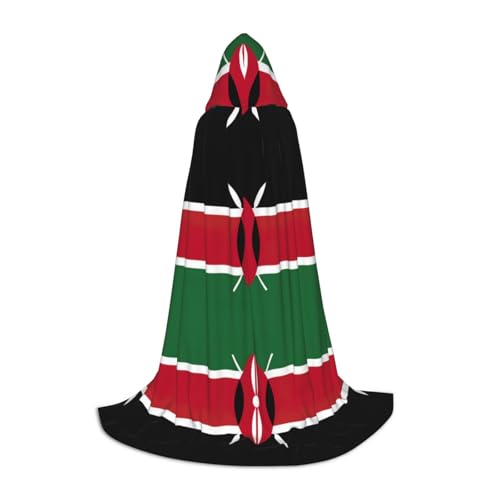 YQxwJL Kenia-Flagge Bedruckter Kapuzenumhang, Uni-Kapuzenumhang, Hexenumhang, Vampir Umhang für Halloween, Cosplay YQxwJL Kenia-Flagge Bedruckter Kapuzenumhang, Uni-Kapuzenumhang, Hexenumhang, Vampir Umhang für Halloween, Cosplay von YQxwJL