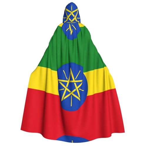 YQxwJL Langer Kapuzenumhang mit Flagge von Äthiopien, Uni, mit Kapuze, Halloween, Weihnachten, Kostüme, Partyumhang YQxwJL Langer Kapuzenumhang mit Flagge von Äthiopien, Uni, mit Kapuze, Halloween, Weihnachten, Kostüme, Partyumhang von YQxwJL
