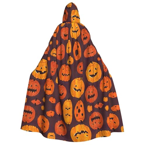 YQxwJL Langer Kapuzenumhang mit Halloween-Kürbis-Motiv, Uni, mit Kapuze, Halloween, Weihnachten, Kostüme, Partyumhang YQxwJL Langer Kapuzenumhang mit Halloween-Kürbis-Motiv, Uni, mit Kapuze, Halloween, Weihnachten, Kostüme, Partyumhang von YQxwJL