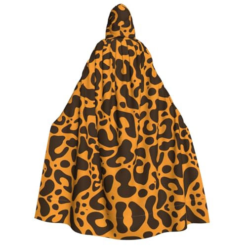 YQxwJL Langer Kapuzenumhang mit Leopardenmuster, Uni, mit Kapuze, Halloween, Weihnachten, Kostüme, Partyumhang YQxwJL Langer Kapuzenumhang mit Leopardenmuster, Uni, mit Kapuze, Halloween, Weihnachten, Kostüme, Partyumhang von YQxwJL