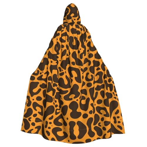 YQxwJL Langer Kapuzenumhang mit Leopardenmuster, Uni, mit Kapuze, Halloween, Weihnachten, Kostüme, Partyumhang YQxwJL Langer Kapuzenumhang mit Leopardenmuster, Uni, mit Kapuze, Halloween, Weihnachten, Kostüme, Partyumhang von YQxwJL