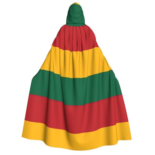 YQxwJL Langer Kapuzenumhang mit Litauen-Flagge, Uni, mit Kapuze, Halloween, Weihnachten, Kostüme, Partyumhang YQxwJL Langer Kapuzenumhang mit Litauen-Flagge, Uni, mit Kapuze, Halloween, Weihnachten, Kostüme, Partyumhang von YQxwJL