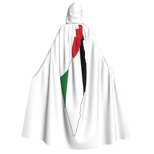 YQxwJL Langer Kapuzenumhang mit Palästina-Flagge, Uni, mit Kapuze, Halloween, Weihnachten, Kostüme, Partyumhang YQxwJL Langer Kapuzenumhang mit Palästina-Flagge, Uni, mit Kapuze, Halloween, Weihnachten, Kostüme, Partyumhang von YQxwJL